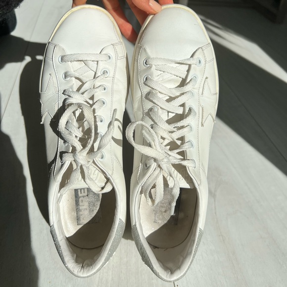 Golden Goose Pure Star Sneaker - Silver and White - Picture 8 of 9
